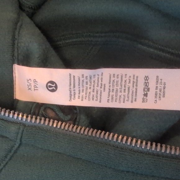 Lululemon+Peloton Scuba Oversized Funnel-Neck Half Zip XS/S - Picture 6 of 6